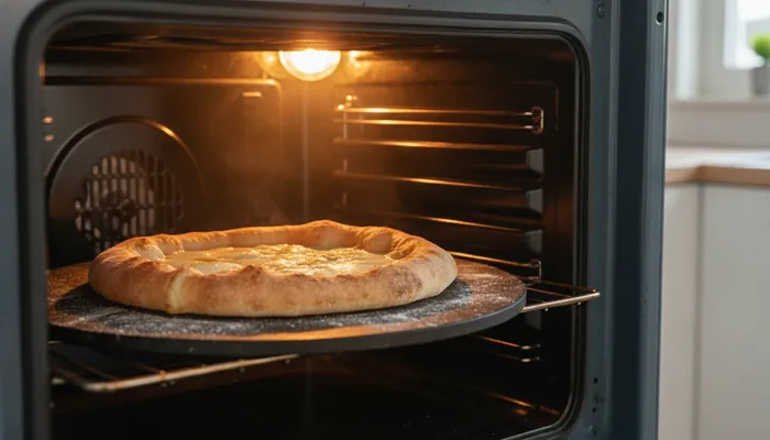 Pečenje profesionalnog tijesta za pizzu na kamenu u pećnici do hrskave kore